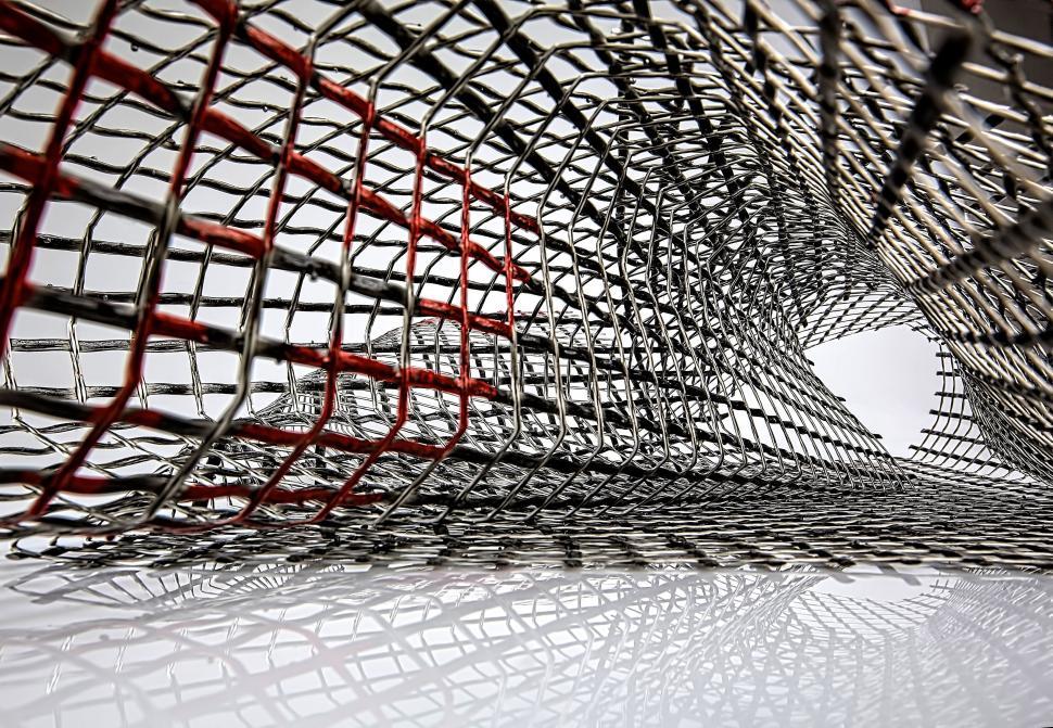 Free Image of Detailed Close-Up of Metal Structure 
