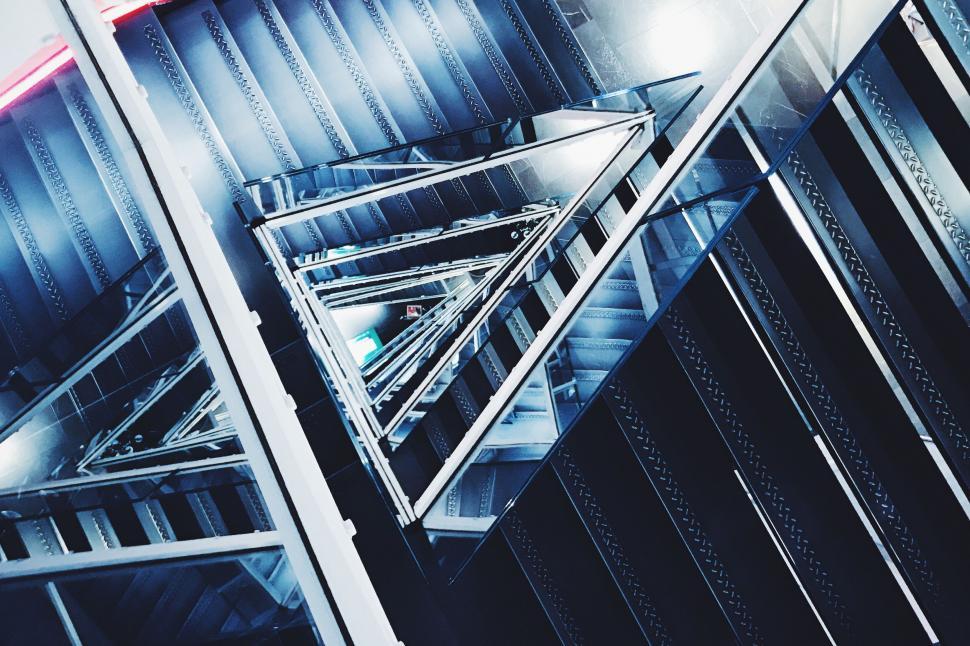 Free Image of Industrial Metal Structure With Staircase 