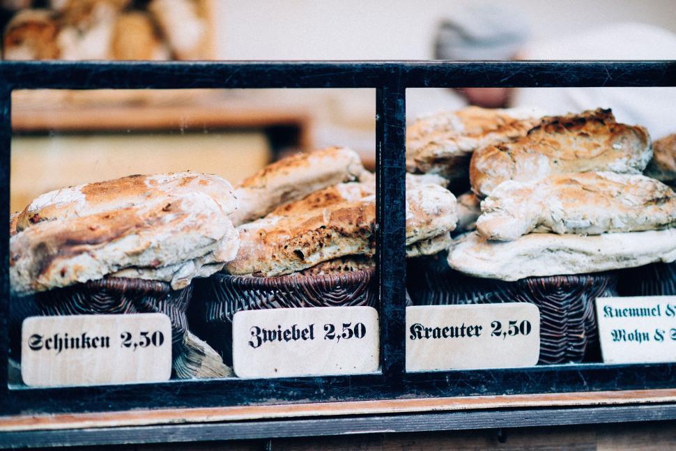 Free Image of Display Case Filled With Various Types of Pastries 