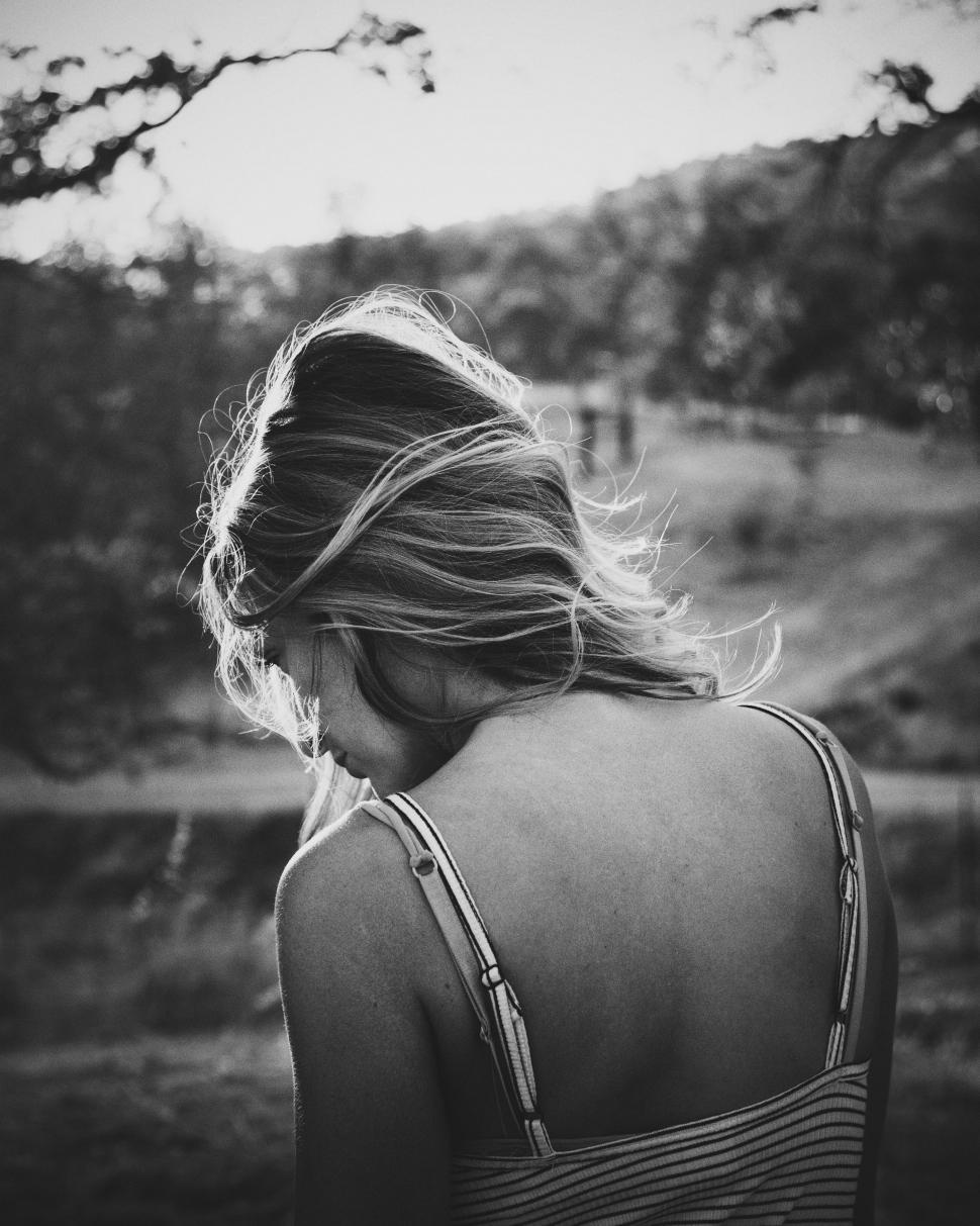 Free Image of Woman Stands in Field 