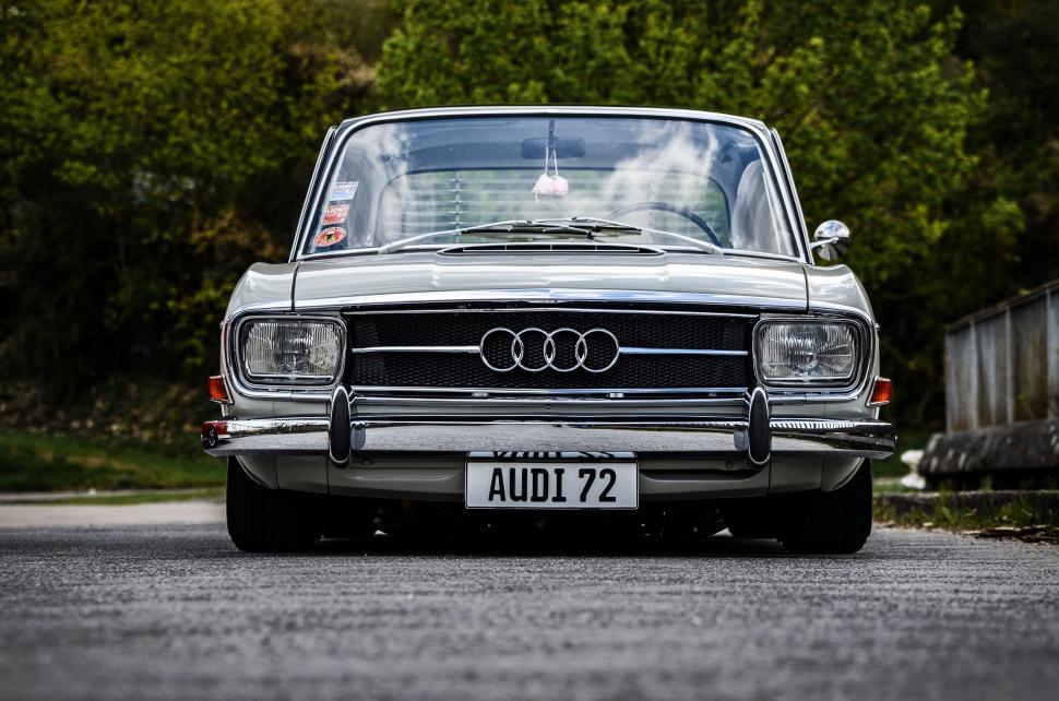 Free Image of Silver Car Parked on Side of Road 