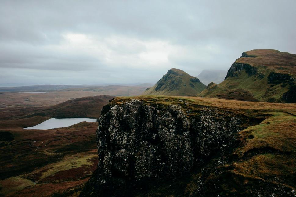 Free Image of Reindeers Flying Over Mountain Range 
