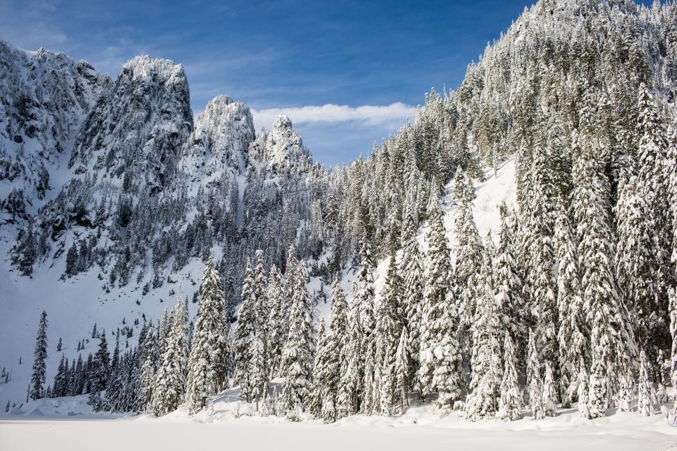 Free Image of Person Skiing Down Snow Covered Mountain 