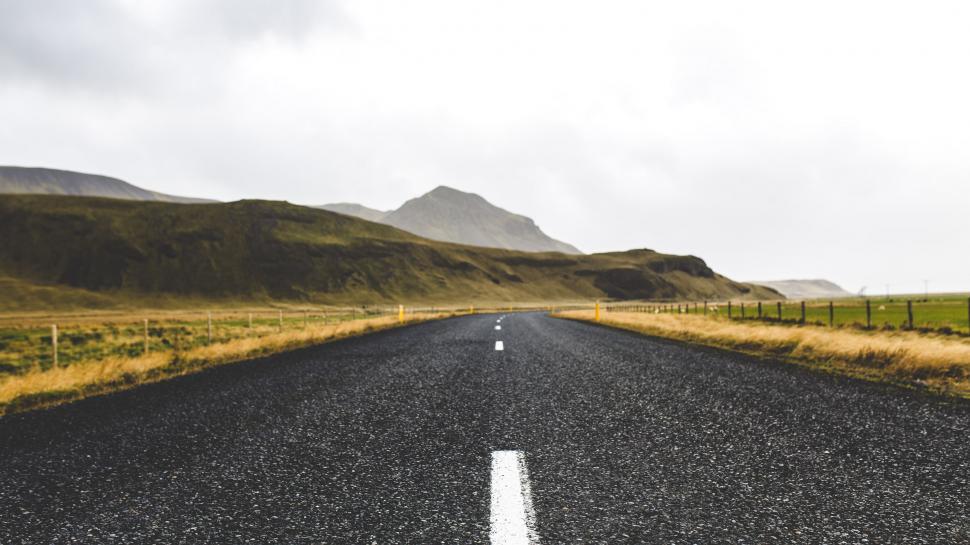 Free Stock Photo of Endless Stretch of Deserted Highway | Download Free ...