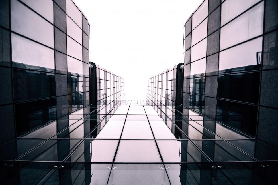 Free Image of Impressive Monochrome Tower Downtown 