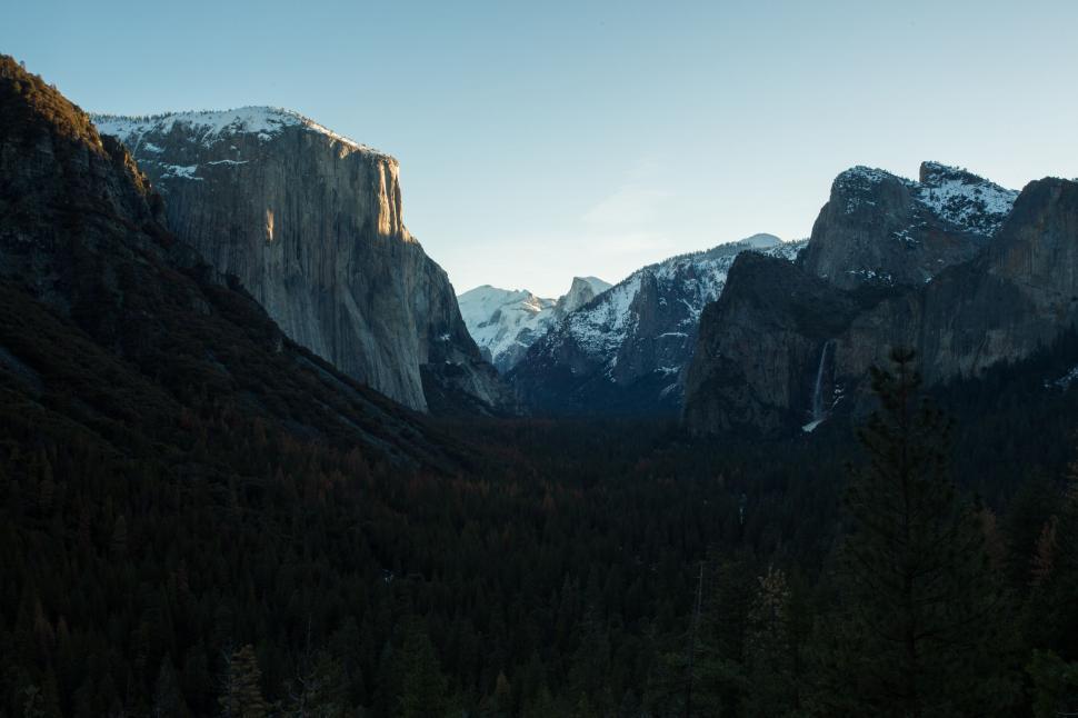Free Image of Majestic Mountain Range in the Distance 