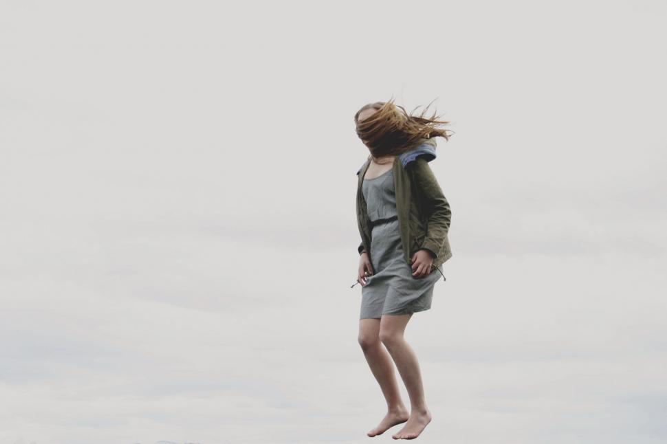 Free Image of Person Jumping in the Air on a Skateboard 