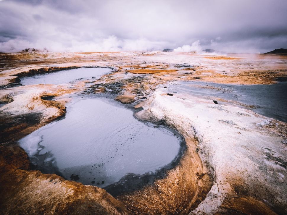 Free Image of Vast Lake Surrounded by Land 