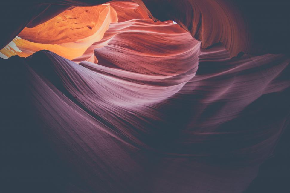 Free Image of Inside the Majestic Rock Formation 