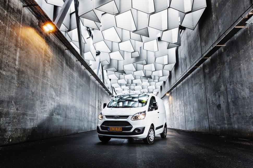 Free Image of White Car Parked in Tunnel 