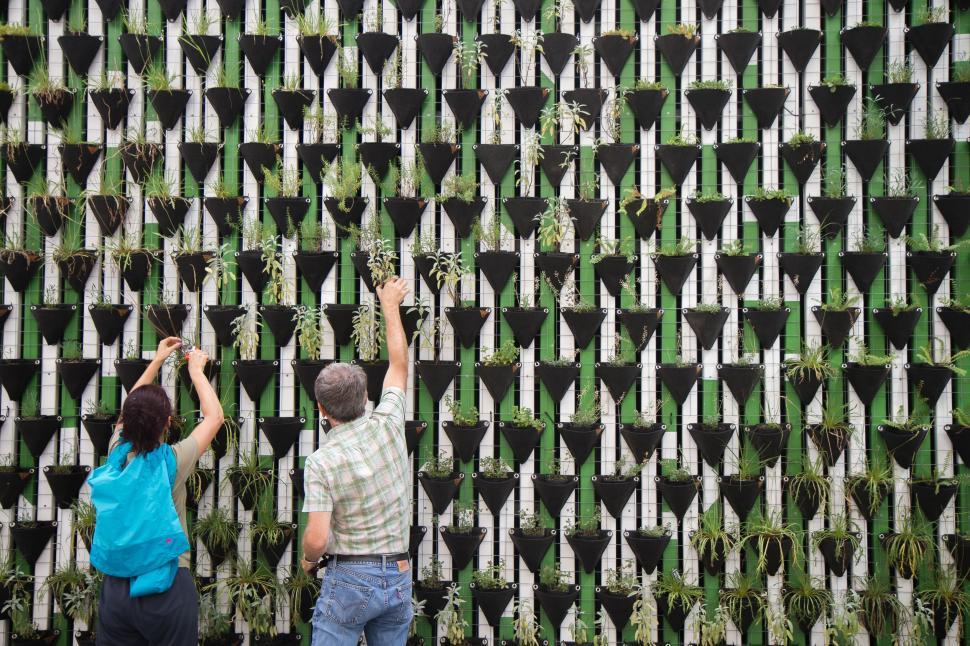 Free Image of Couple Standing in Front of Wall 