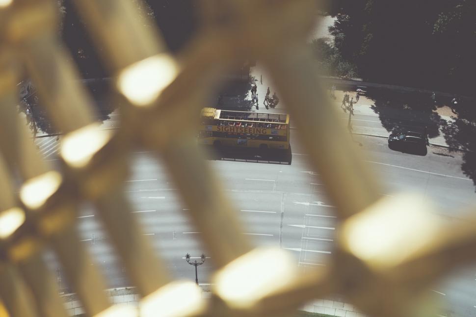 Free Image of Street View From Balcony 