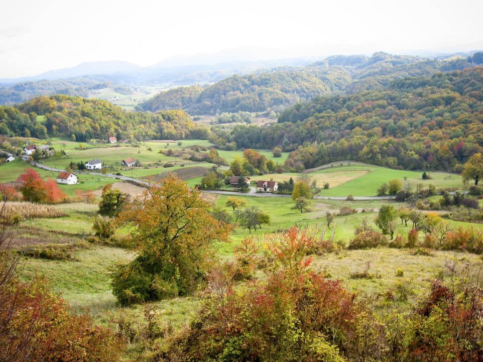 View of Hills in a Countryside · Free Stock Photo