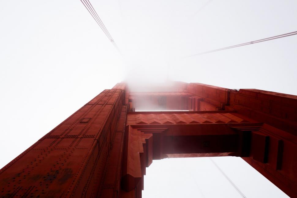 Free Image of Top of Red Bridge 