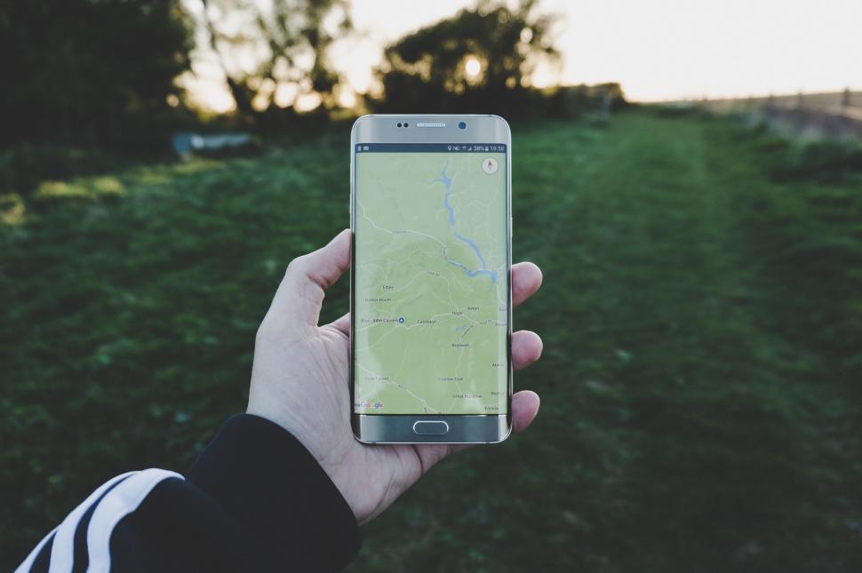 Free Image of Person Holding Cell Phone in Hand 