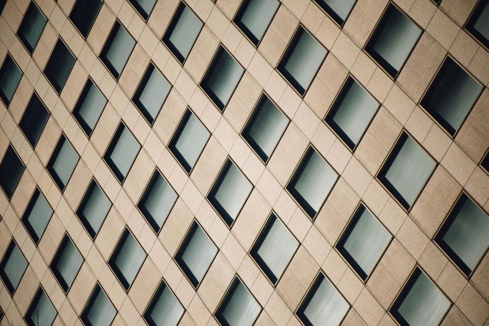 Free Image of Many Windows Adorned Building 