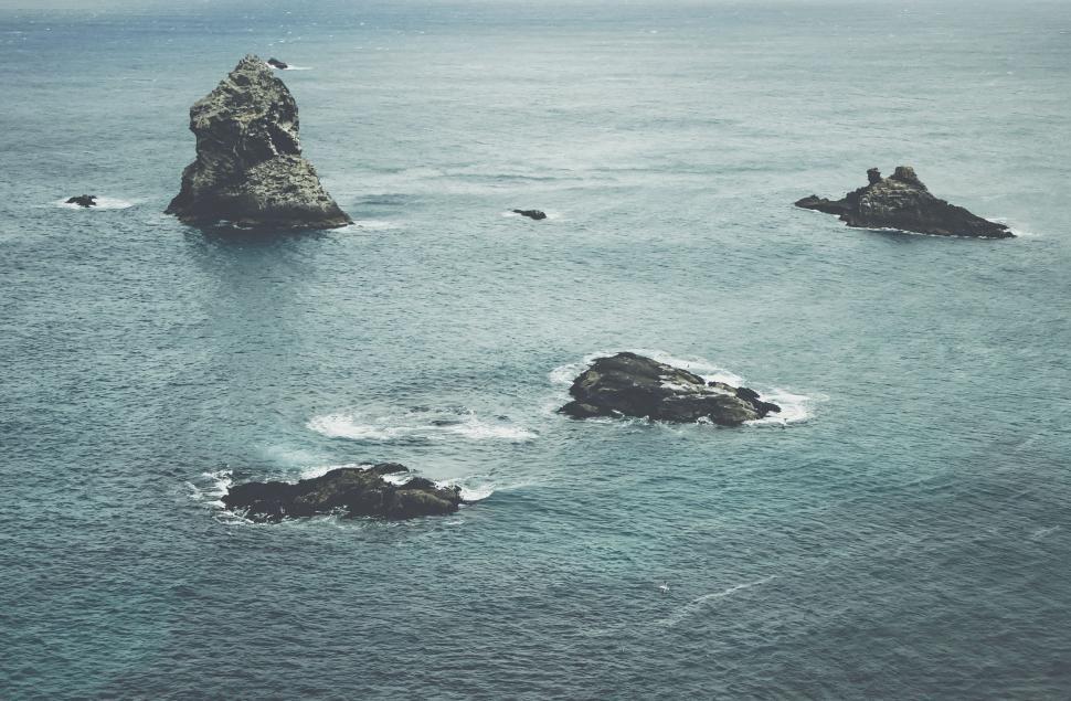 Free Image of Rocks in the Water 