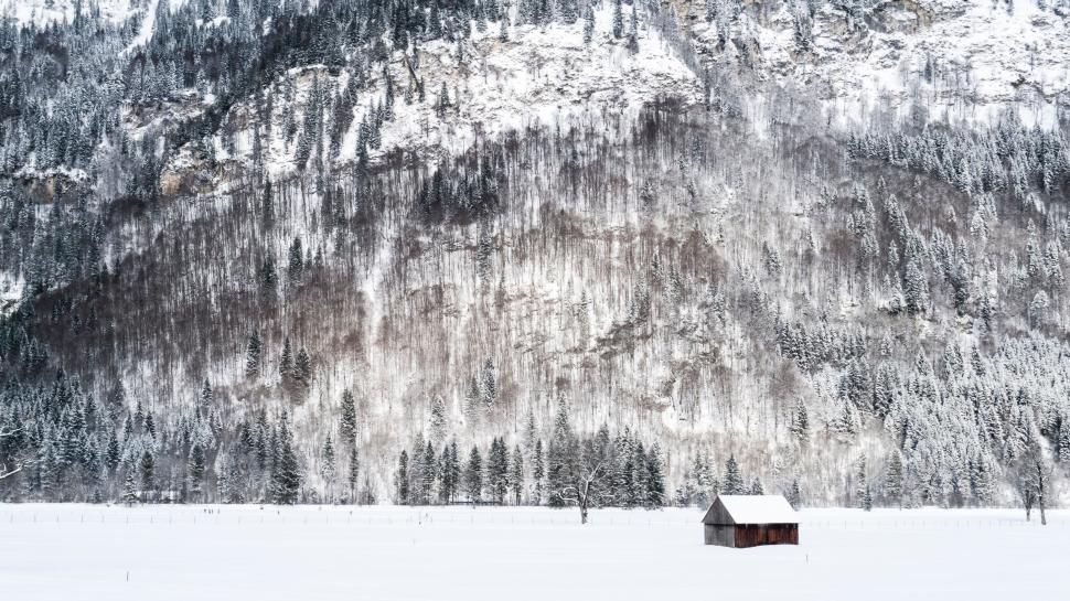 Free Image of Snow Covered Mountain 