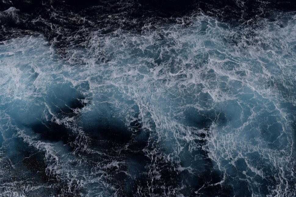 Free Image of Body of Water in Black and White 