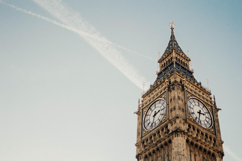 Free Image of Majestic Clock Tower Against Sky 