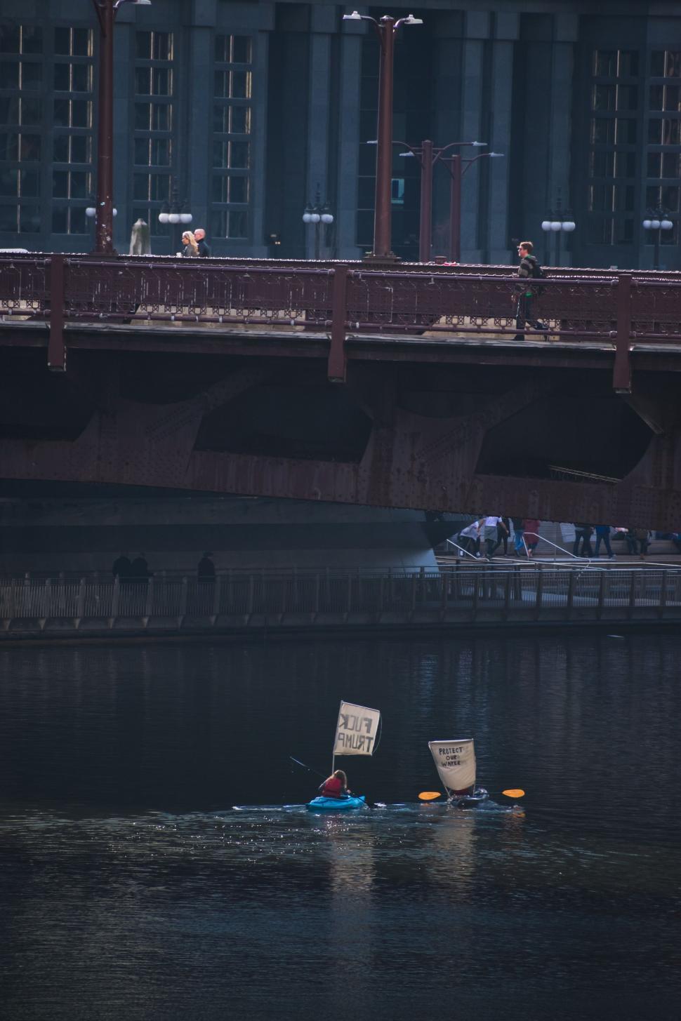 Free Image of Person Sailing Small Boat on Body of Water 