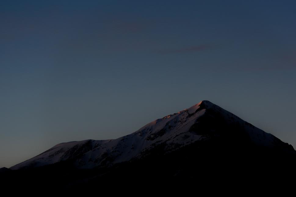 Free Image of Majestic Mountain With Bird Flying 