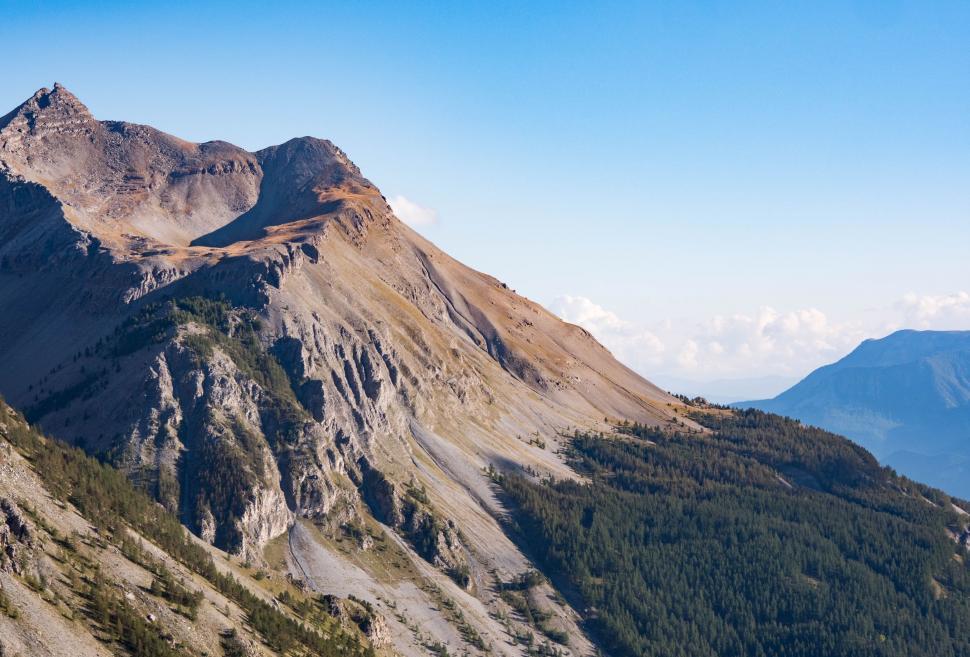 Free Image of View of Mountain Range From Hilltop 