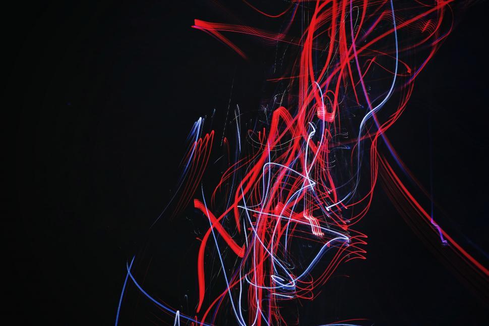 Free Image of Blurry Photo of a Woman With Red Hair 