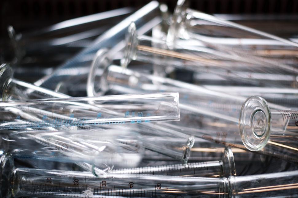 Free Image of Close Up of a Bunch of Plastic Forks 
