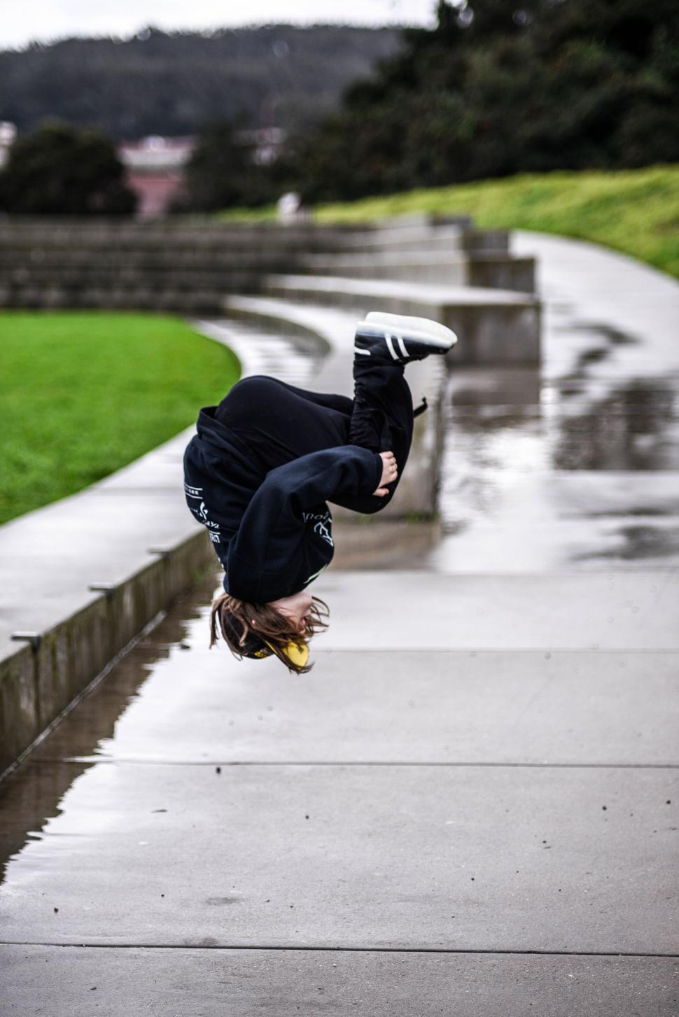 Free Image of Person Jumping in the Air on Skateboard 