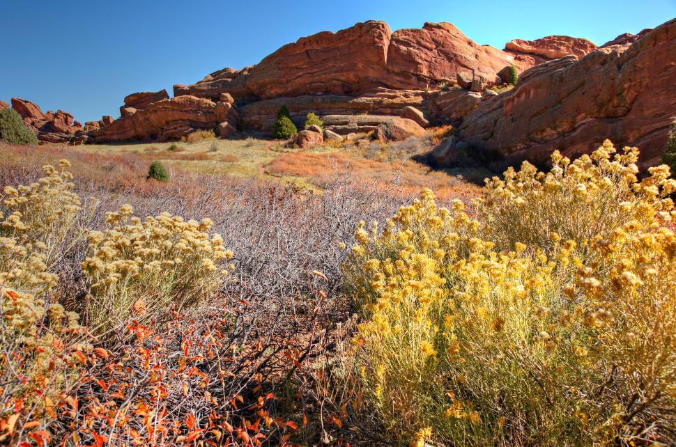 Free Image of Red Rocks Park Afternoon  