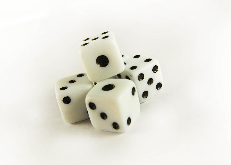 Free Stock Photo of Five dice | Download Free Images and Free Illustrations