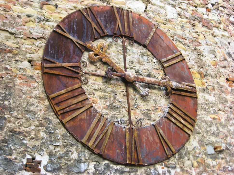 Free Stock Photo of Clock on stone wall Download Free Images and Free