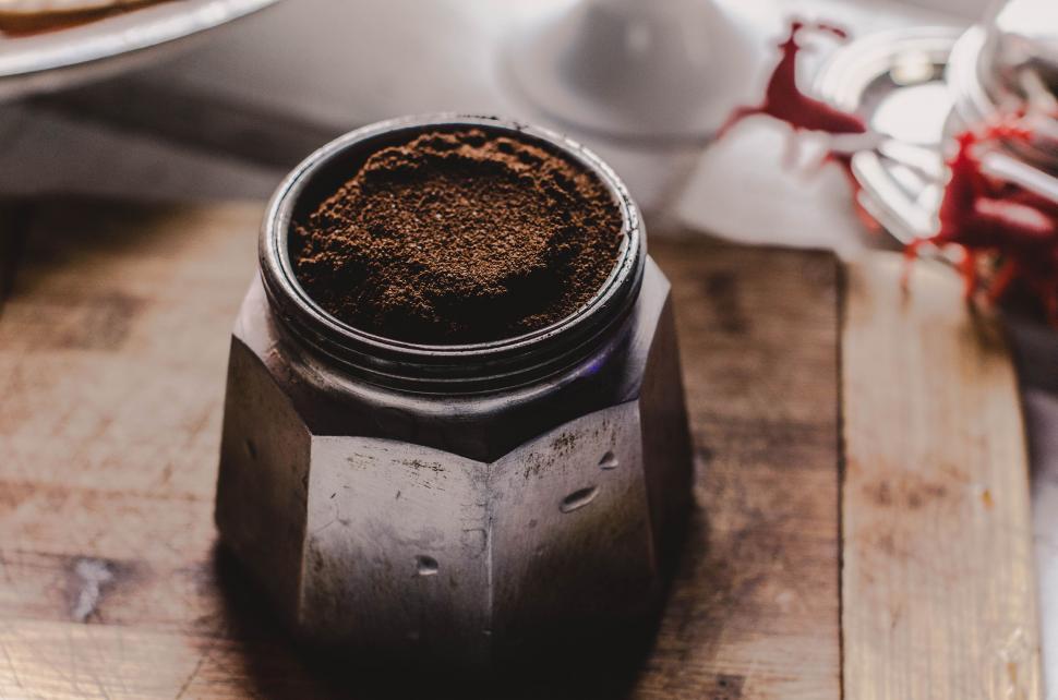 Free Image of Close Up of a Grinder on a Wooden Table 