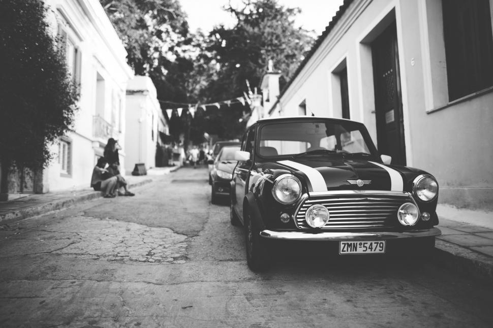 Free Image of Car Parked on Side of Street 