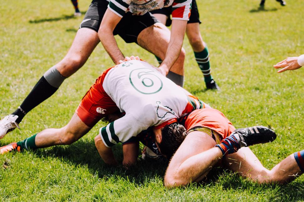 People Playing Rugby Game · Free Stock Photo