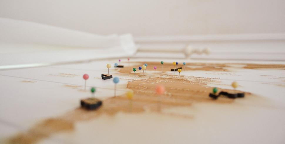 Free Image of Blurry View of a Sandy Beach 