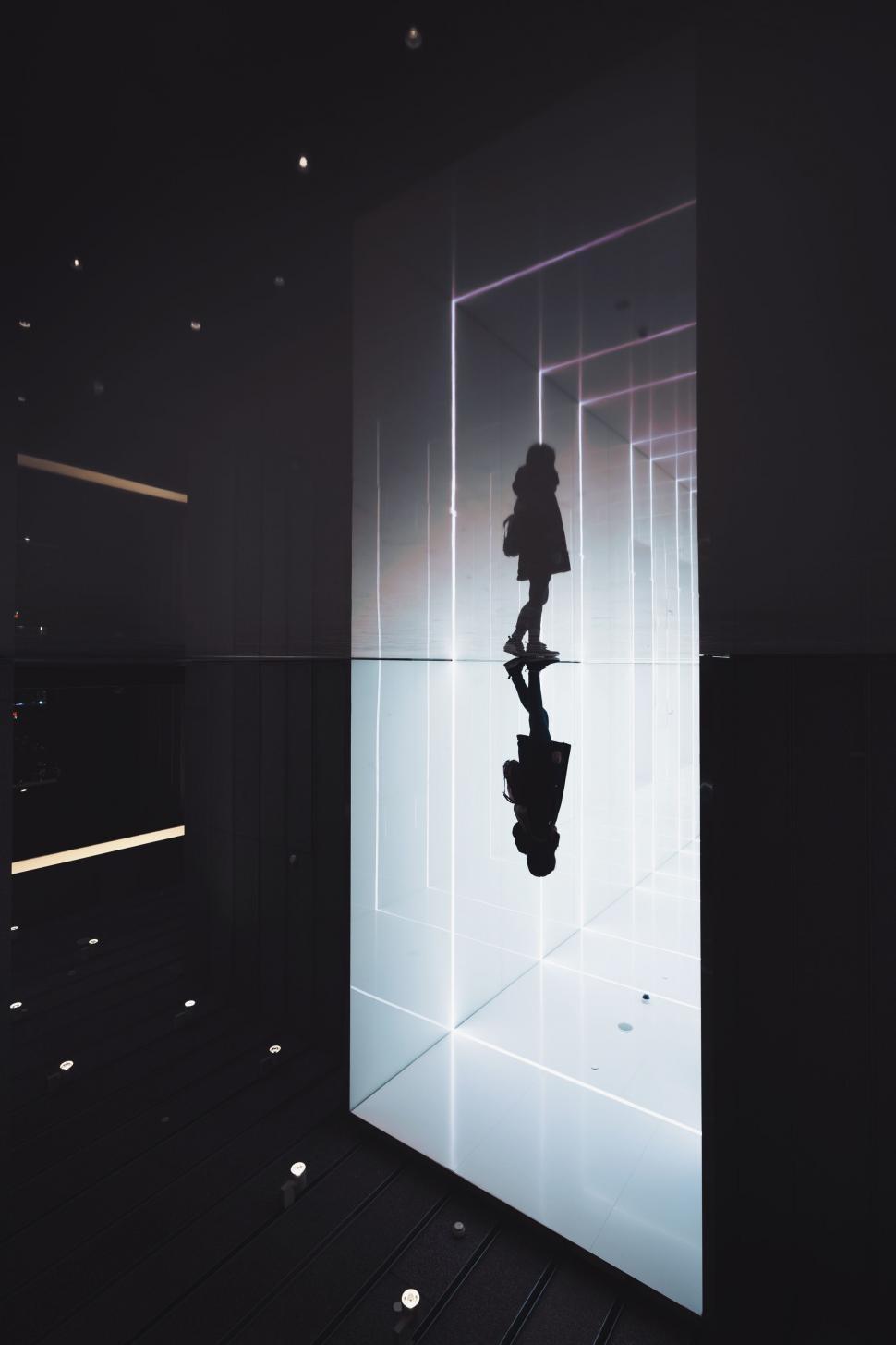 Free Image of Person Standing in a Room 