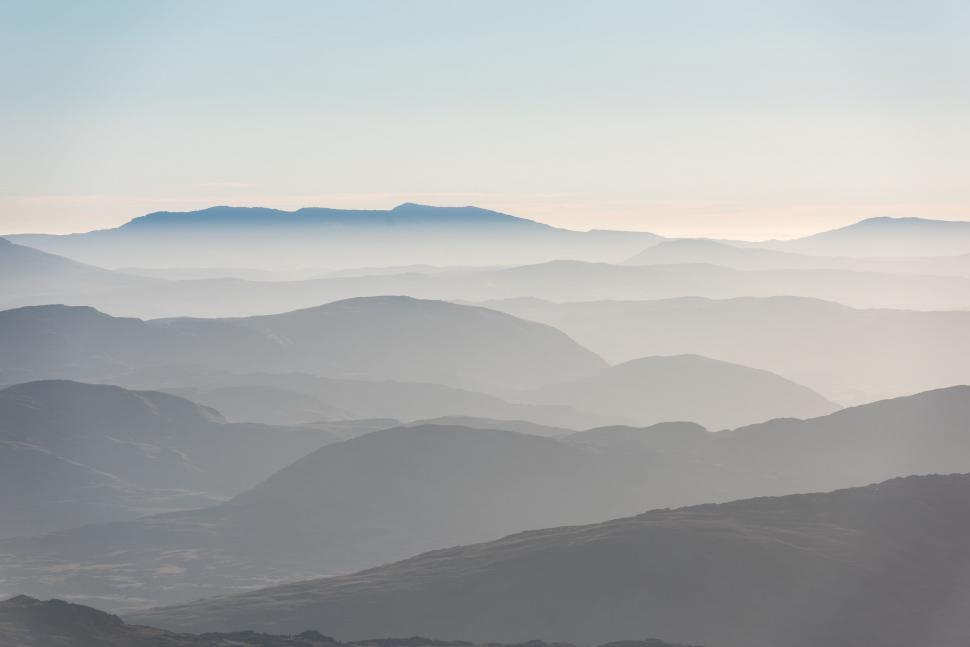 Free Image of Majestic Mountain Range in the Distance 