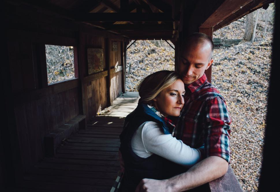 Free Image of Man and Woman Embracing Each Other 