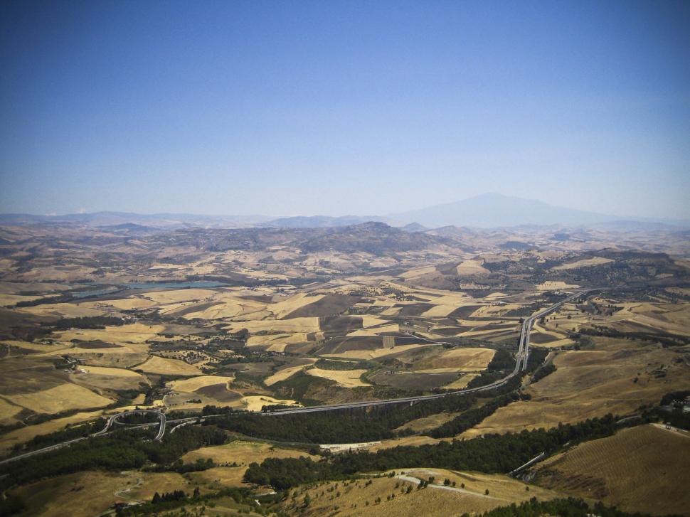 Free Stock Photo of Land around Sicilian village Download Free Images