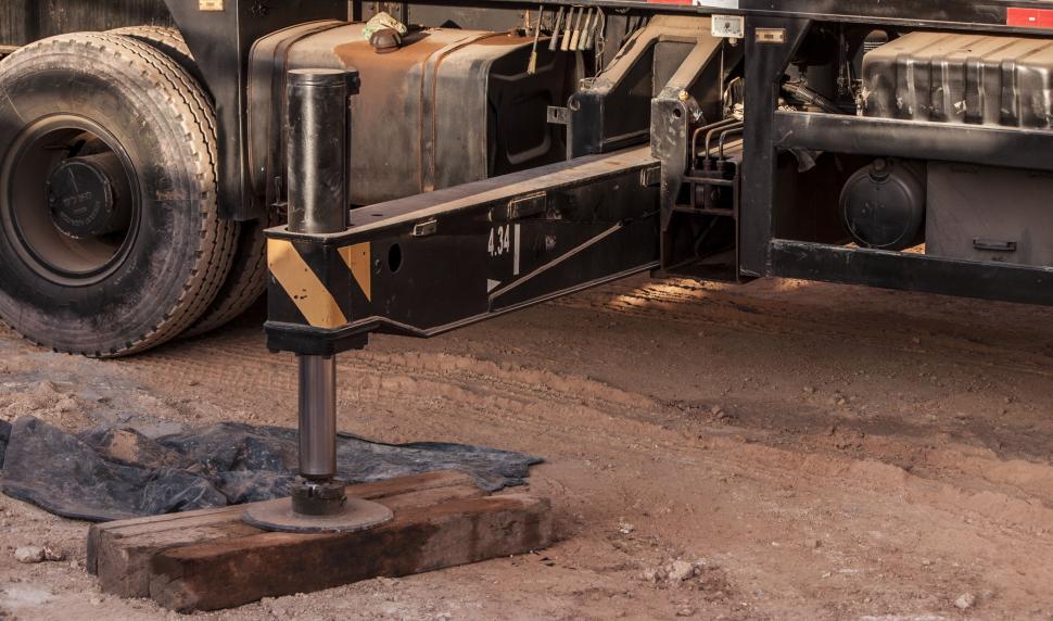 Free Image of Large Truck Parked on Side of Road 