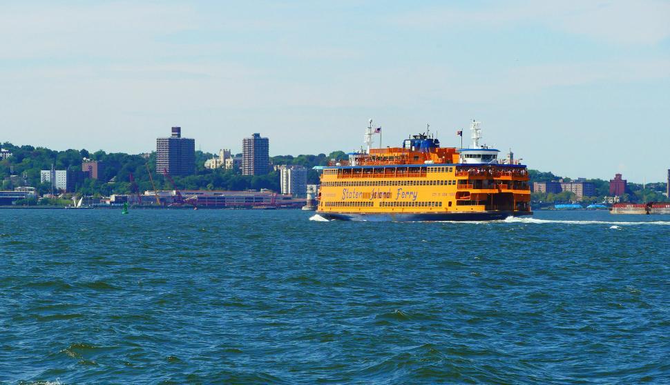 Free Image of Staten Island Ferry Mid-crossing 