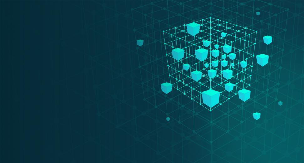 Free Image of Cube Mesh - Abstract - Big Data and Data Mining Concept - With C 