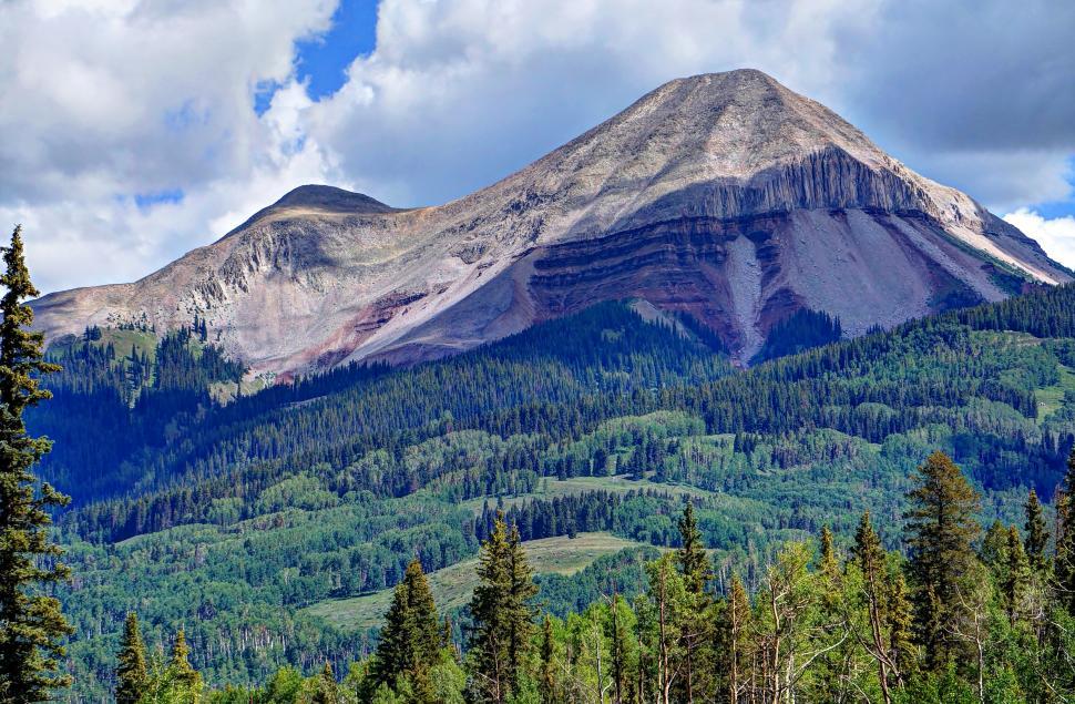 Free Image of Coal Bank Pass on the Million Dollar Highway  