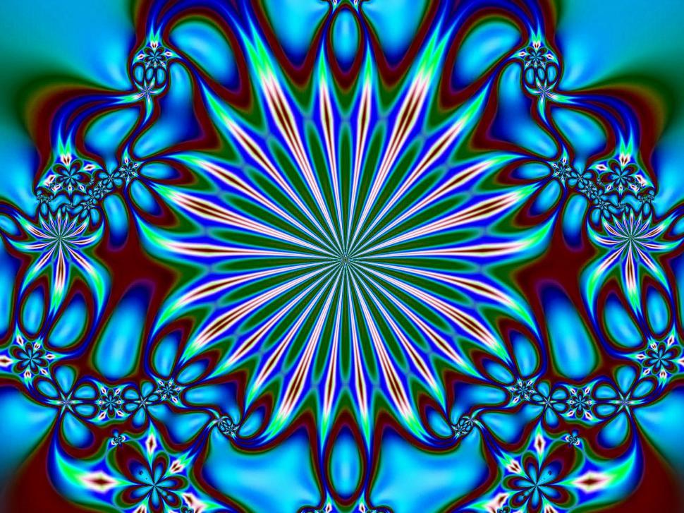 Free Image of Iris Fractal 