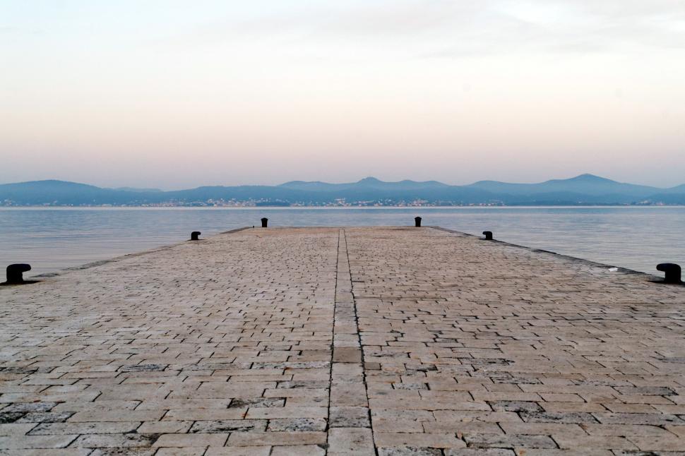 Free Image of The pier into the water 