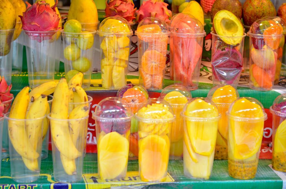 Free Image of Fruit in Cups 