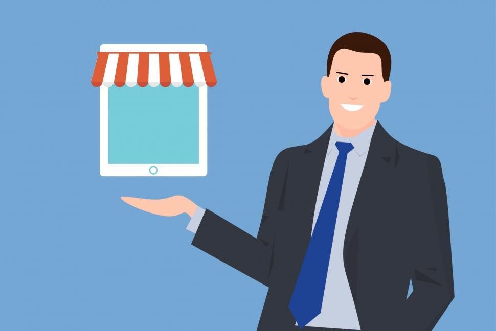 Free Image of Shopping online  