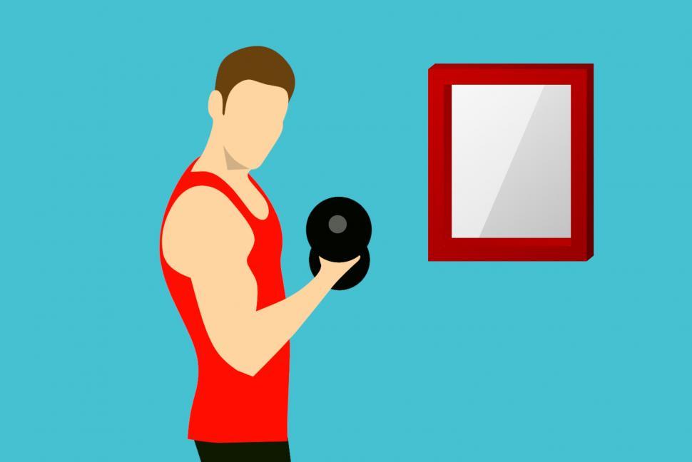 Man lifting weights Vectors & Illustrations for Free Download